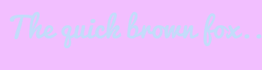 Image with Font Color C3DCFA and Background Color F2BFFF